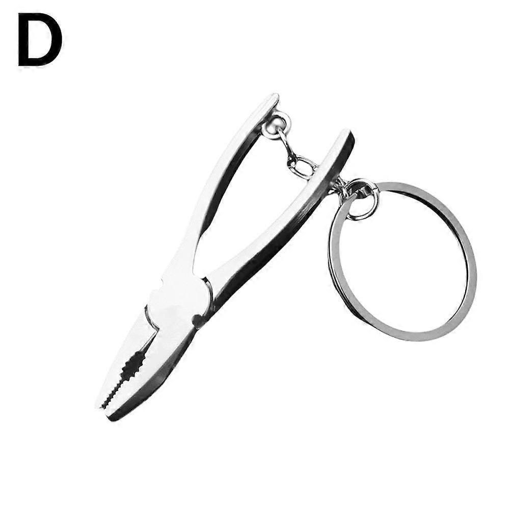 Vise pliers H-396(D)$Mini simulation utility tool keychain metal wrench pliers