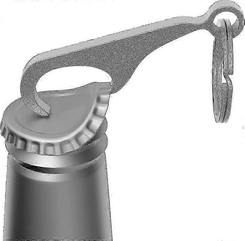 2025 Xinxu Titanium Bottle Opener Keychain With Keyring Mini Edc Bottle Openersliver Color1pcs)--
