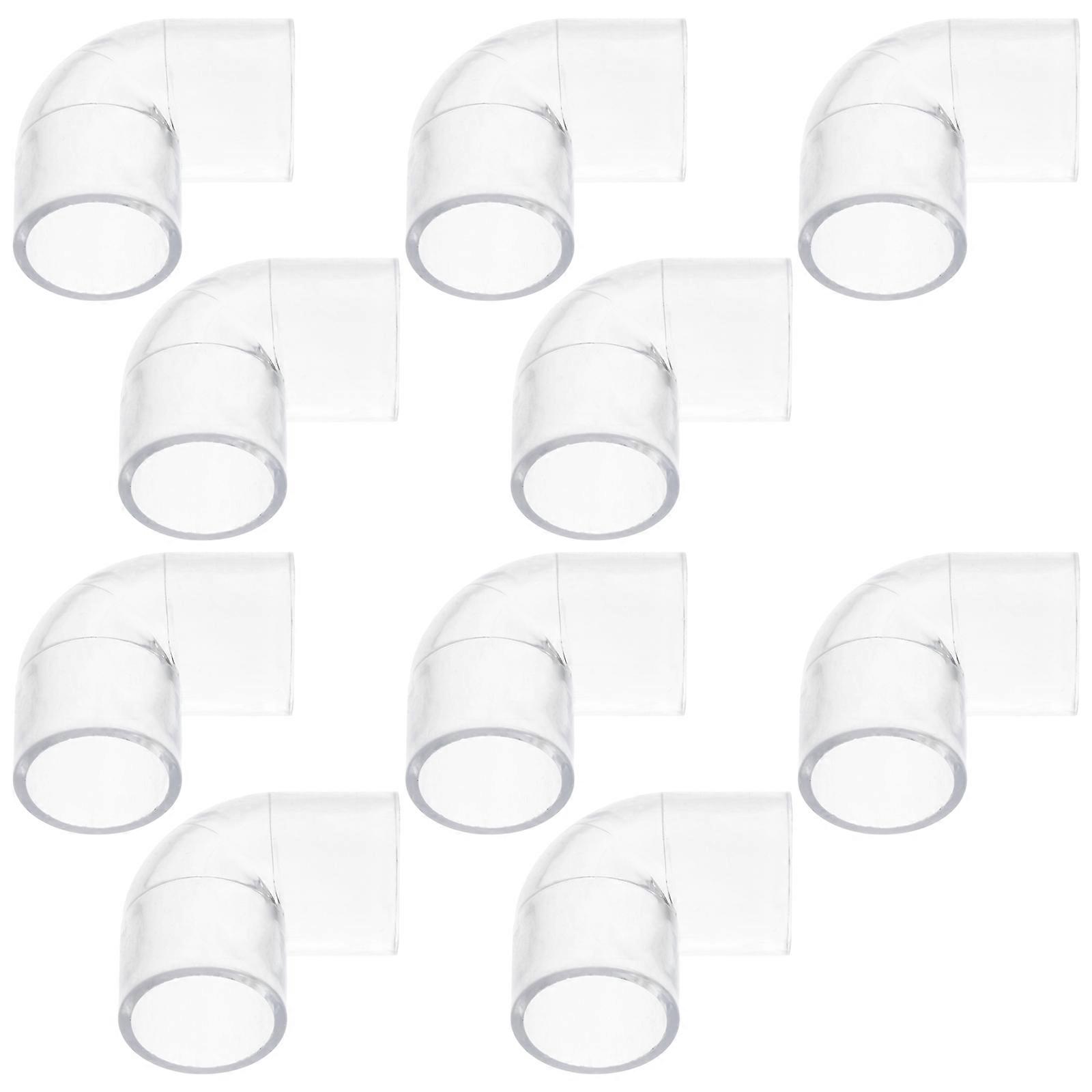 Transparent Acrylic connector Joint for Fish Tank Hose 25mm Inner Diameter Fits 3/4 Inch Tube