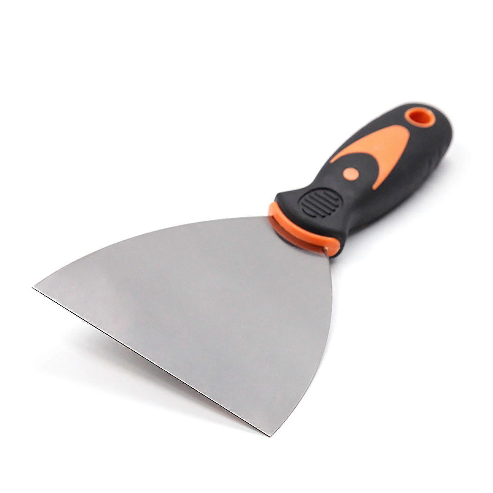 Alta qualidade 1 pcs aço de alto carbono espátula 5 polegadas lidar com material PP + TPR