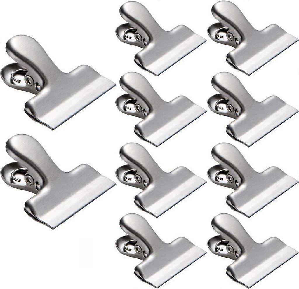 Large Metal Clips, 10-Pack, 40mm Width