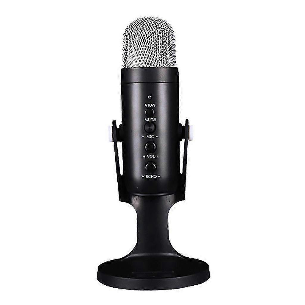 USB Condenser Microphone Noise Reduction Multipurpose Condenser Microphe Type-C for Recording PC Computer Chat Singing
