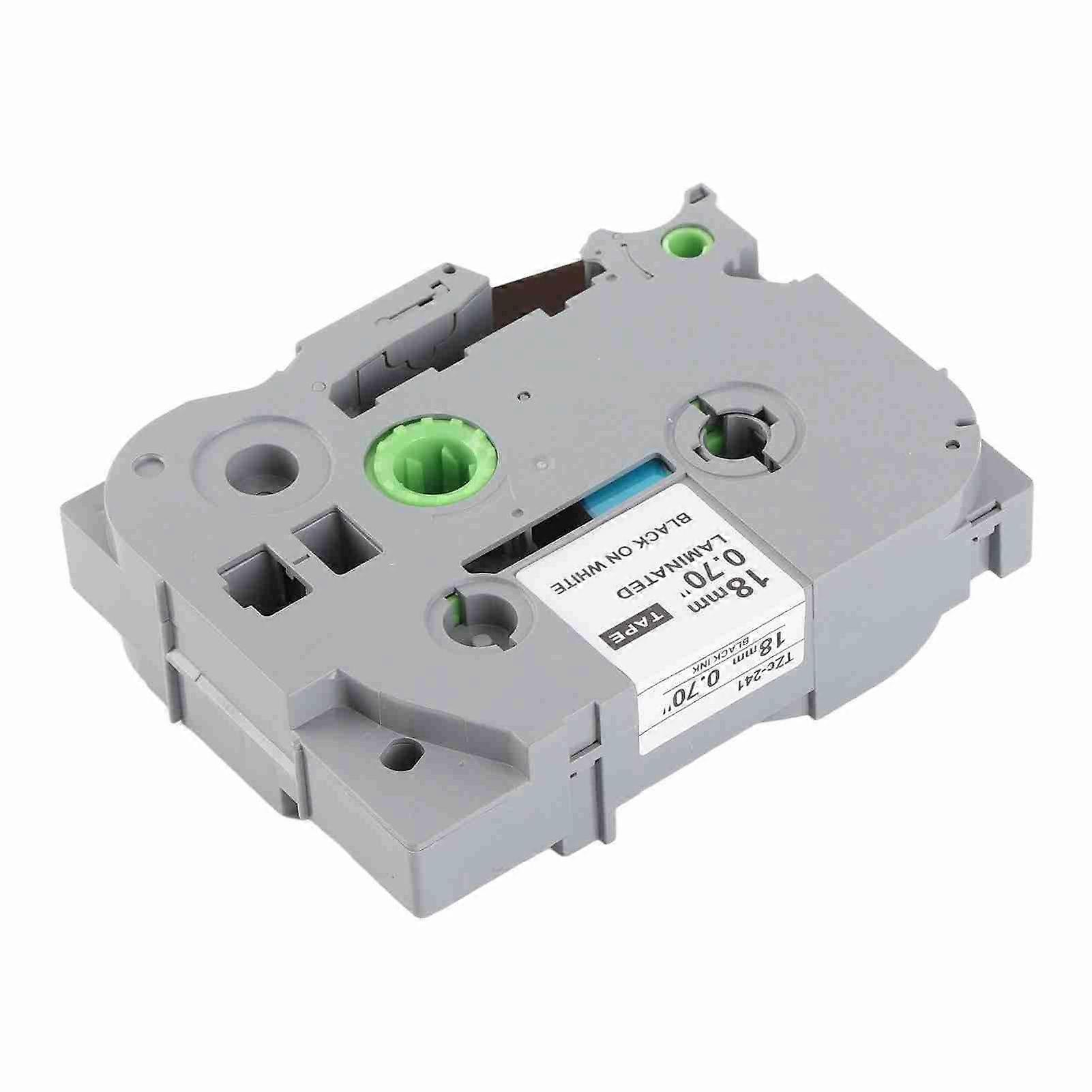 2025 Latest Model  18mm Label Maker Laminated Tape Black On White for