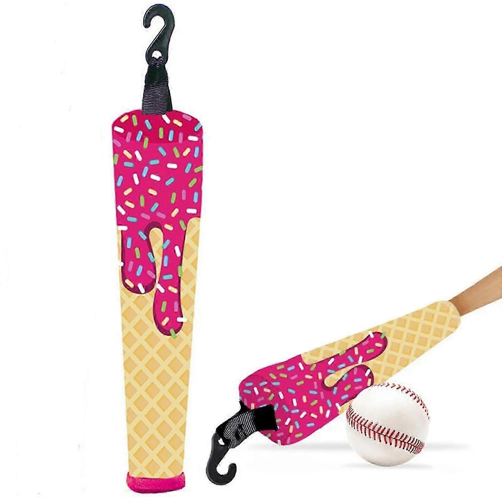 Ice Cream Protective Baseball Bat Handle Cover, Baseball Softball Handle Cover