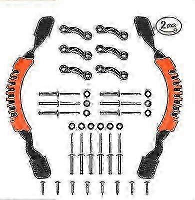 2025 2pcs Kayak Handles Anti-skid Side Mount Kayak Carry Handles Replacement With 12 Rivets And 8 Screws_ZKD22