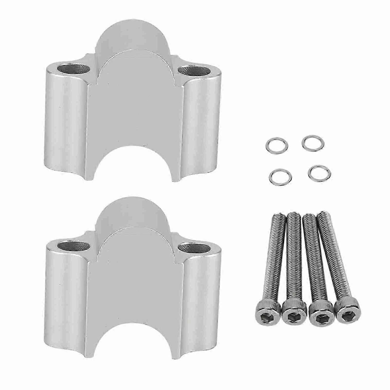 Universal 7/8" 22mm Motorcycle Handbar Riser Clamp (Electroplated)