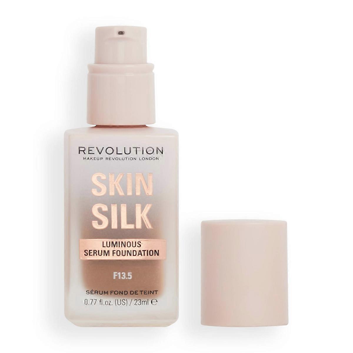 Makeup Revolution Skin Silk Serum Foundation, F13.5 - 0.77oz