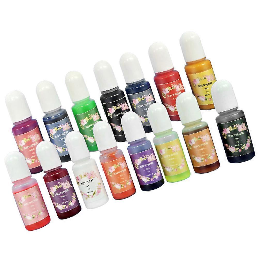 Epoxy Resin Dye Assorted Color Diy Craft Pigment Set 15 Colors For Resin Projects