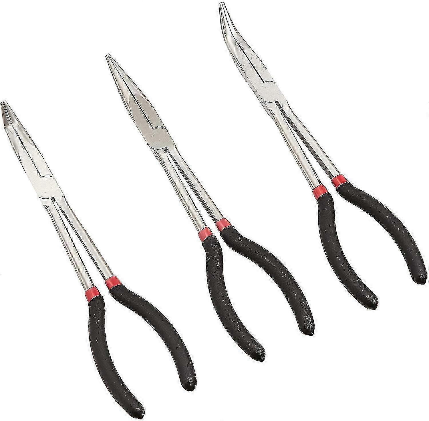 Long Reach Pliers Set - 3-Piece