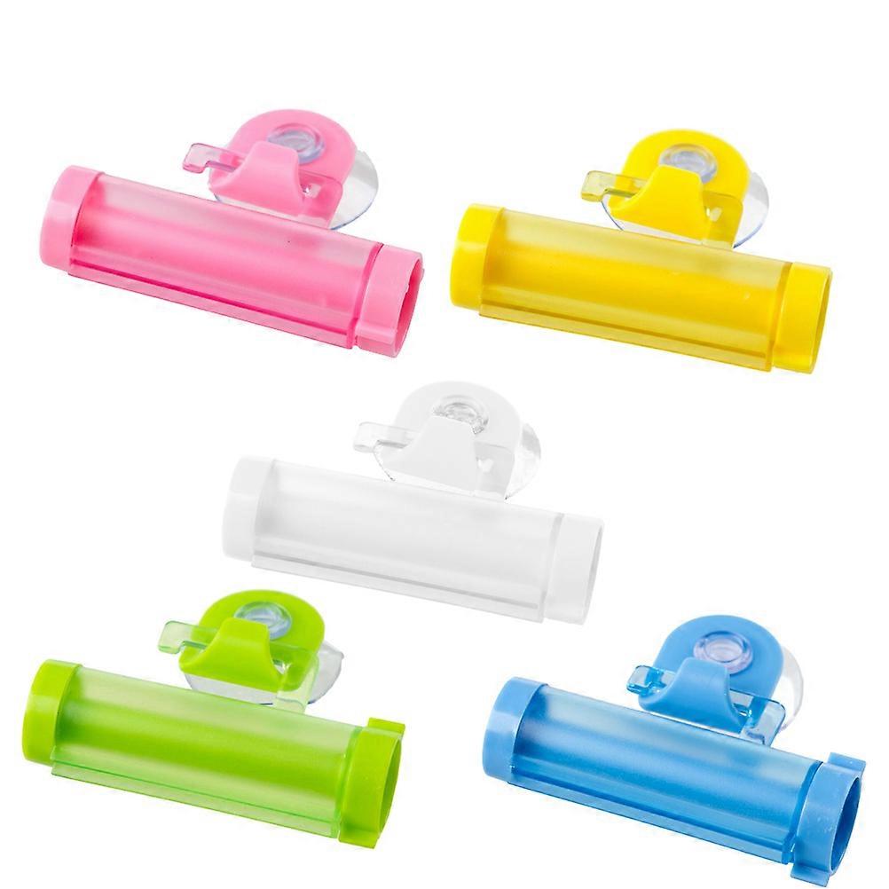 Multipurpose Toothpaste Squeezer Roller Toothpaste Extruder Bathroom Accessories 8.00X5.50X2.30CM Saves Toothpaste 6Pcs