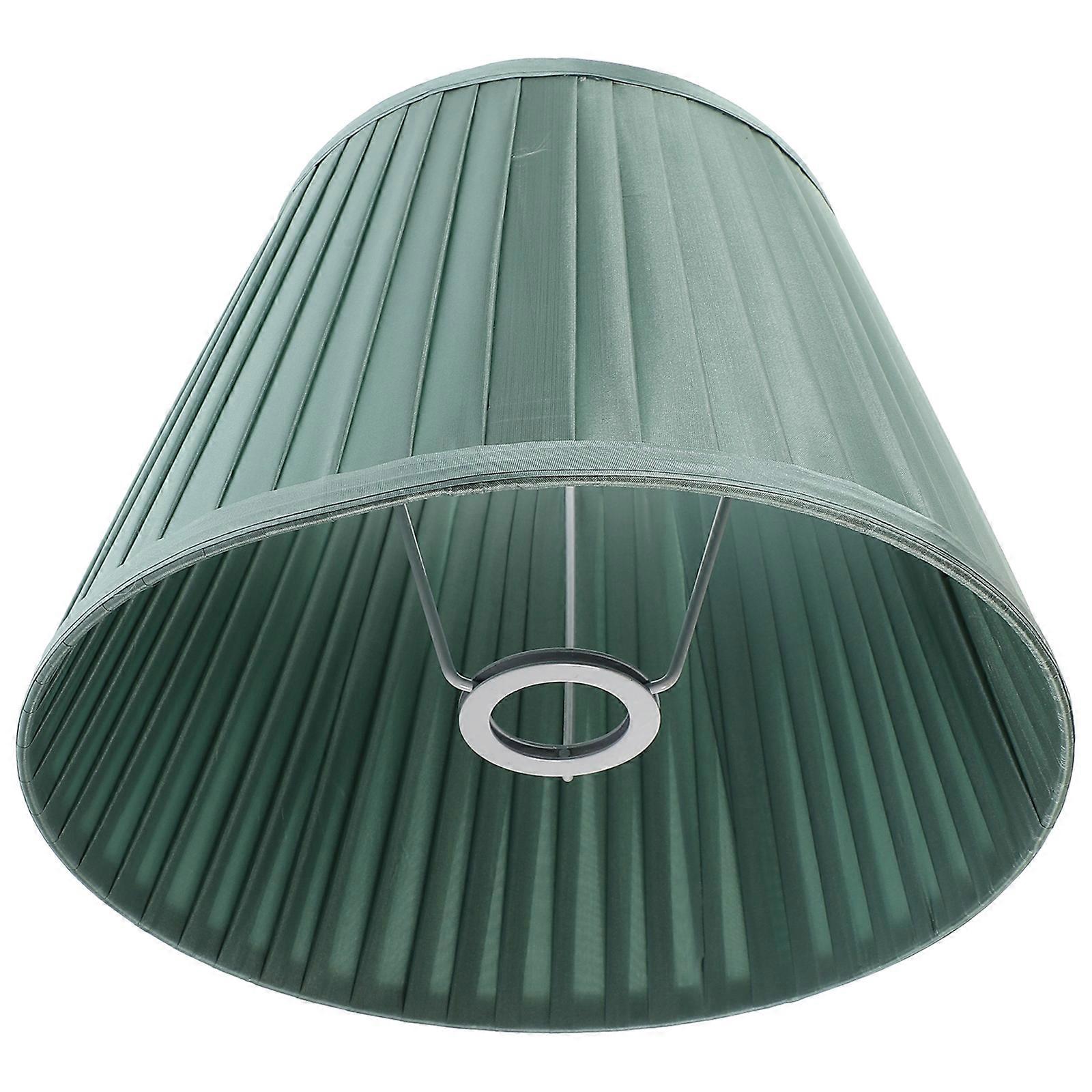 Floor Lamp Shade Decorative Lampshade for Bedside Green 30.00X22.00X22.00CM Modern Simple Style 1Pack