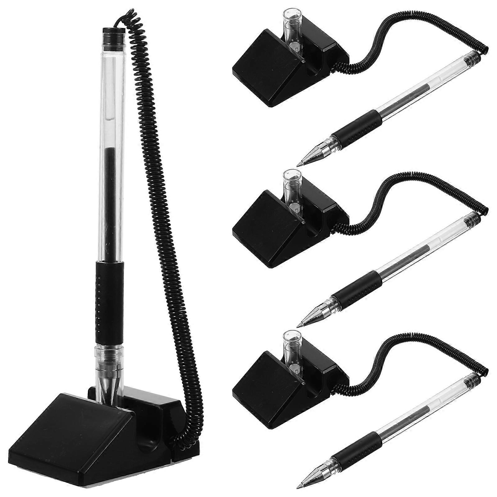 Here's a polished and professional product description based on your input:
**4 Pack Office Signature Pen Set with Desktop Stand – Smooth Writing