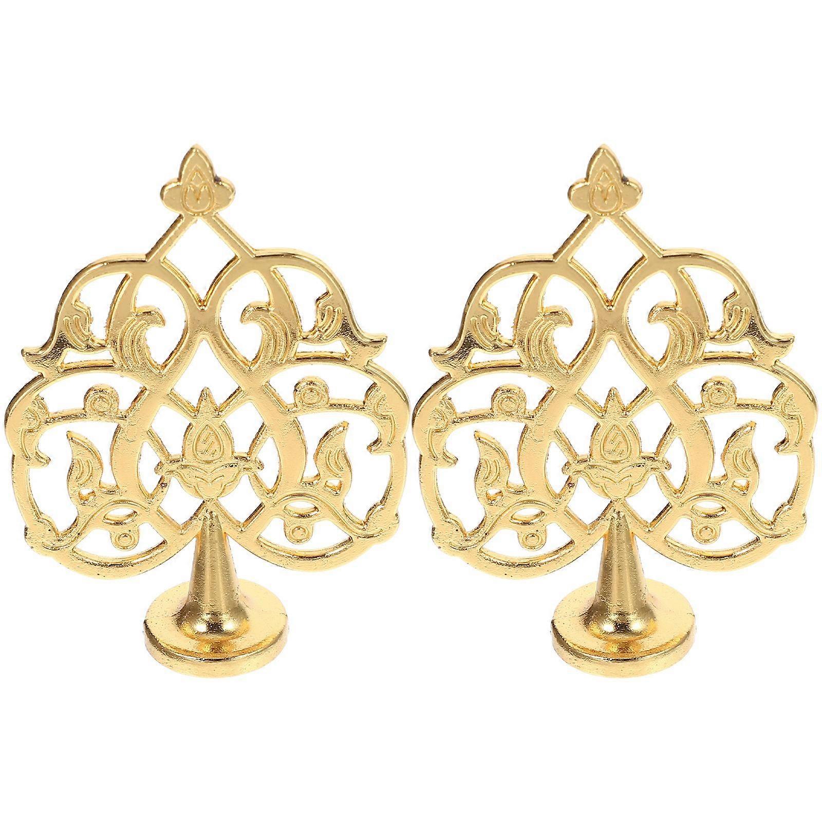 2Pcs Pot Lid Knobs Decorative Pan Lid Replacement Handles Metal Pot Pan Lid Knobs Pot Lid Handles