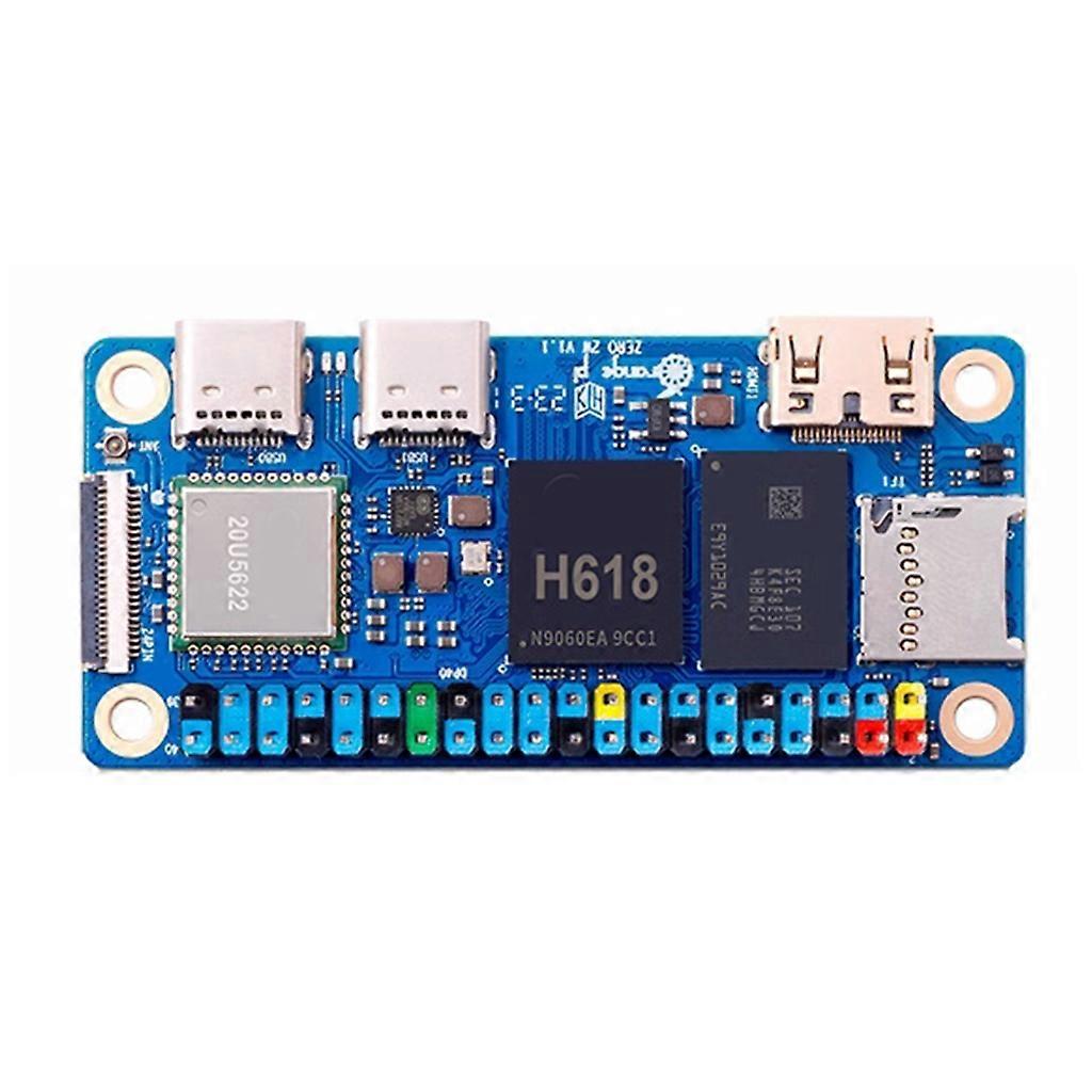 Für OrangePi Zero2W 2 GB 4 GB 1 GB 1,5 GB H618 QuadCore Cortex A53 Mini-PC-Unterstützung WiFi5 + BT5.0 Single Board 2W