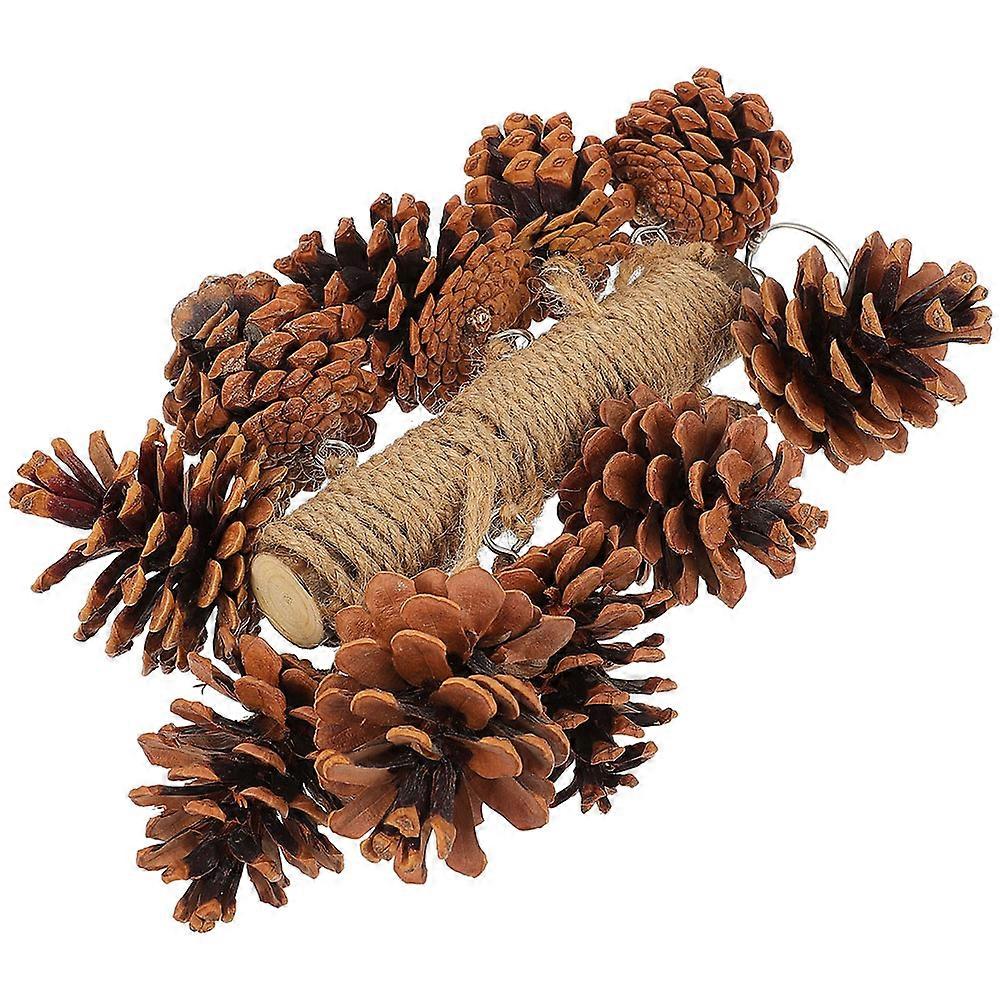 Chewable Parrot Chewing Toy 24.00X14.00X14.00CM Entertainment Exercise Pet Bird Toy 1Pack