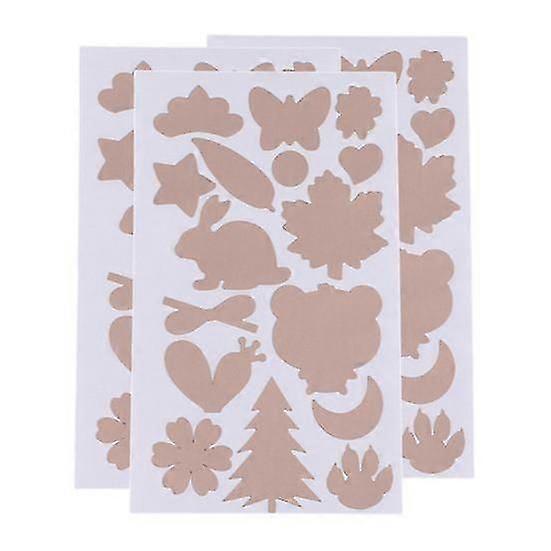 3Pcs Down Jacket Patches Creative Shape Waterproof Easy to Use DIY Clothing Hole Self-Adhesive Repair Patches