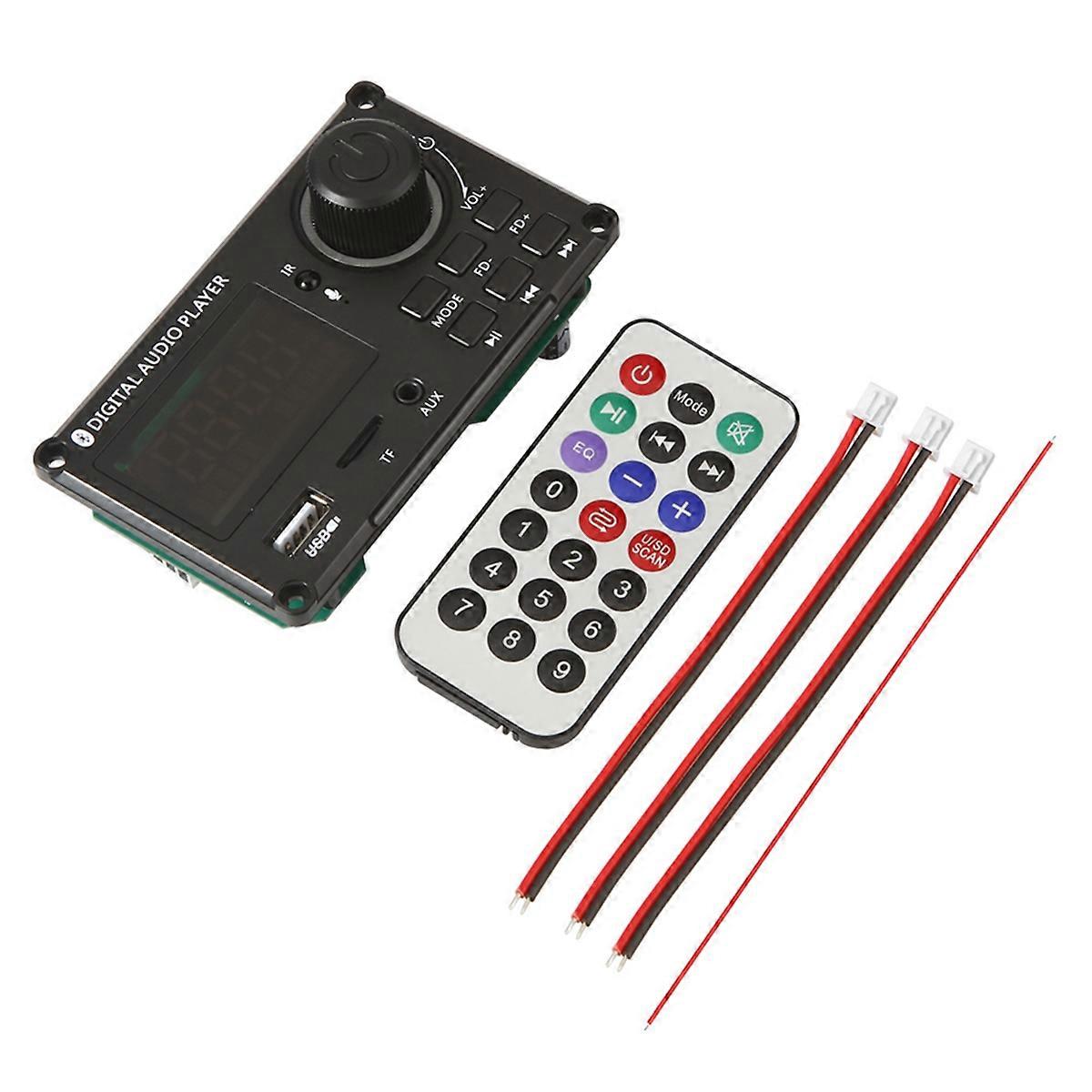 100W Amplifier DC 8-24V DIY MP3 Decoder Board Bluetooth 12V 2x50W
