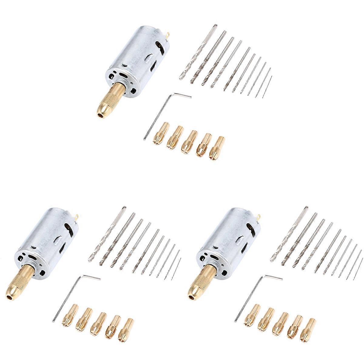 Mini Electric Hand Drill Bit Set DC 12V Motor