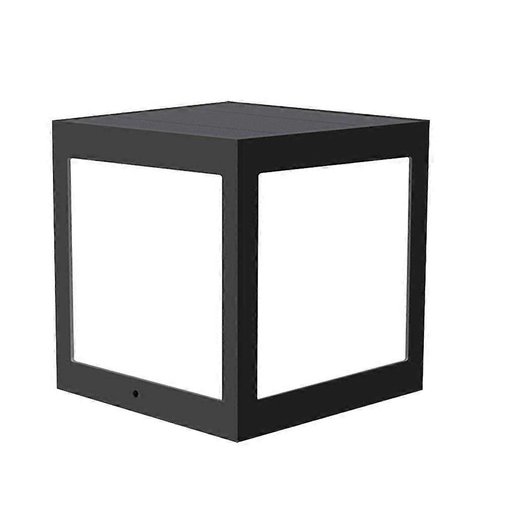 Outdoor Landscape Light Automatic Lighting Black Plastic 17x15cm 1Set