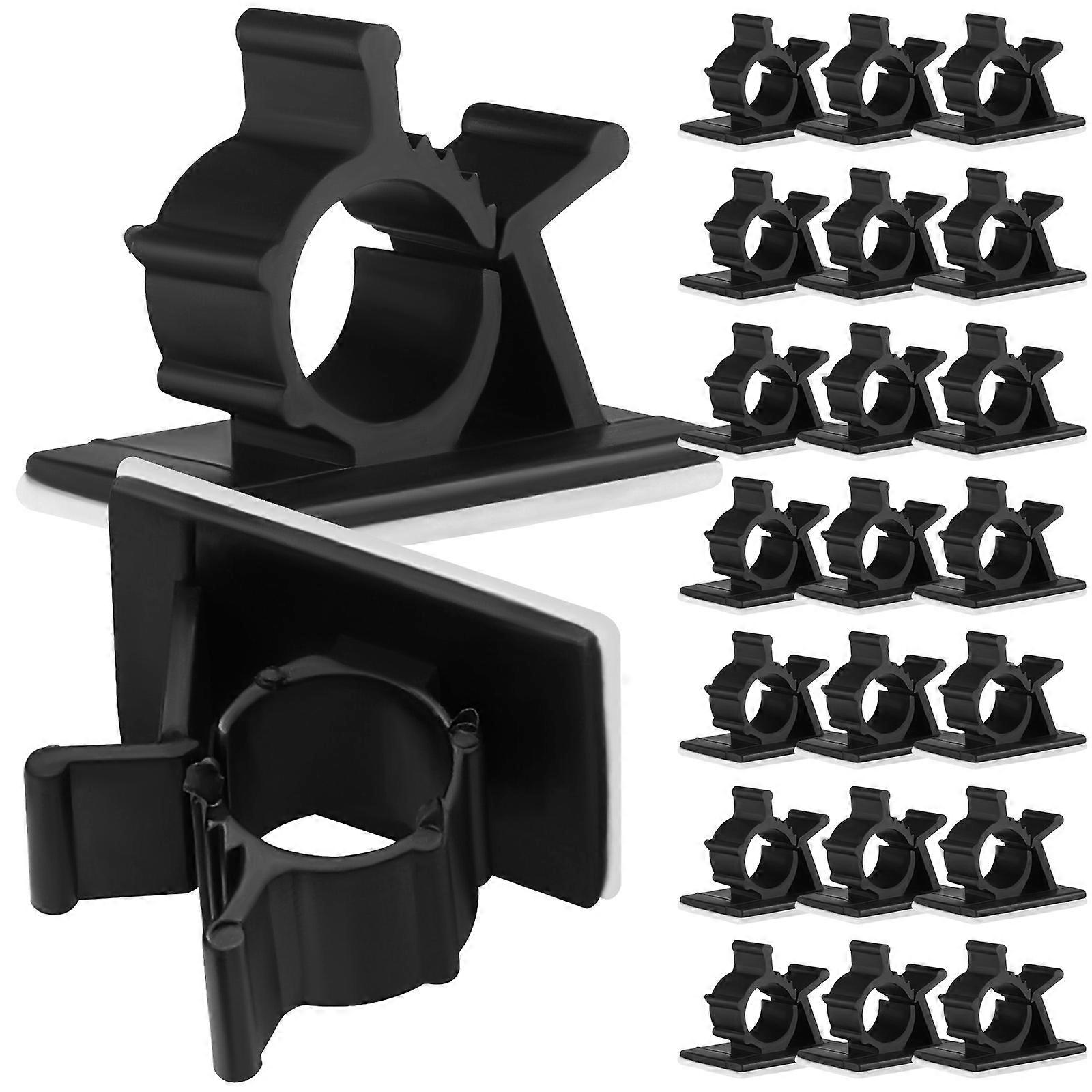 Cord Sticky Clips Cable Organizer Computer Cords Daily Life 2.50X1.90X2.20cm Self-Adhesive 50Pcs
