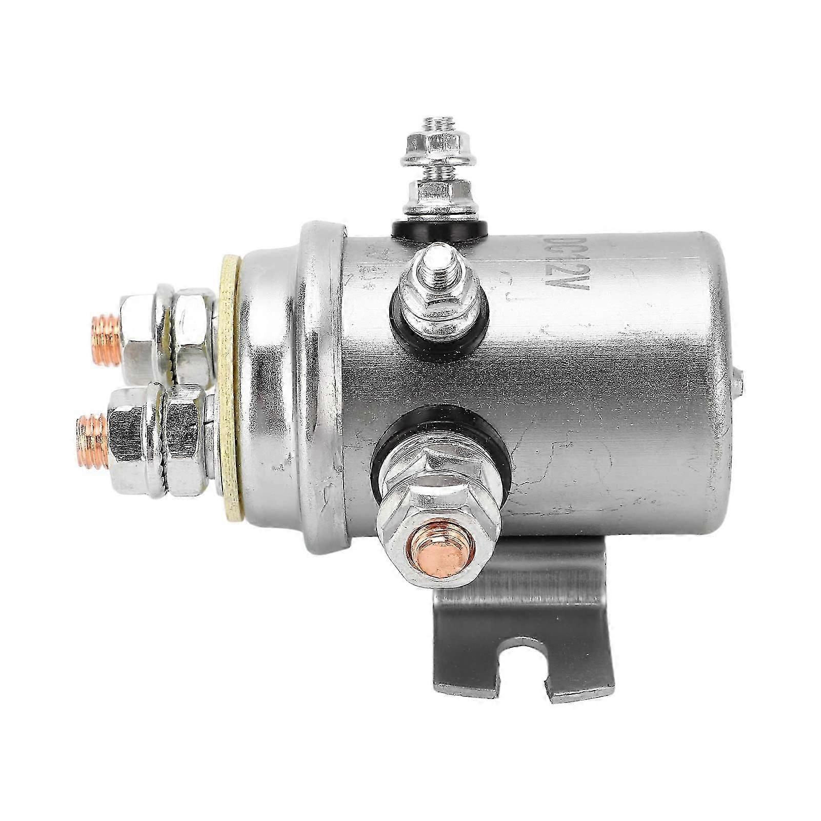Winch Relay, 12V 200A Relay Switch Winch Solenoid Contactor, Universal Metal Relay Switch Winch Contactor Off Road Vehicle ATV UTV