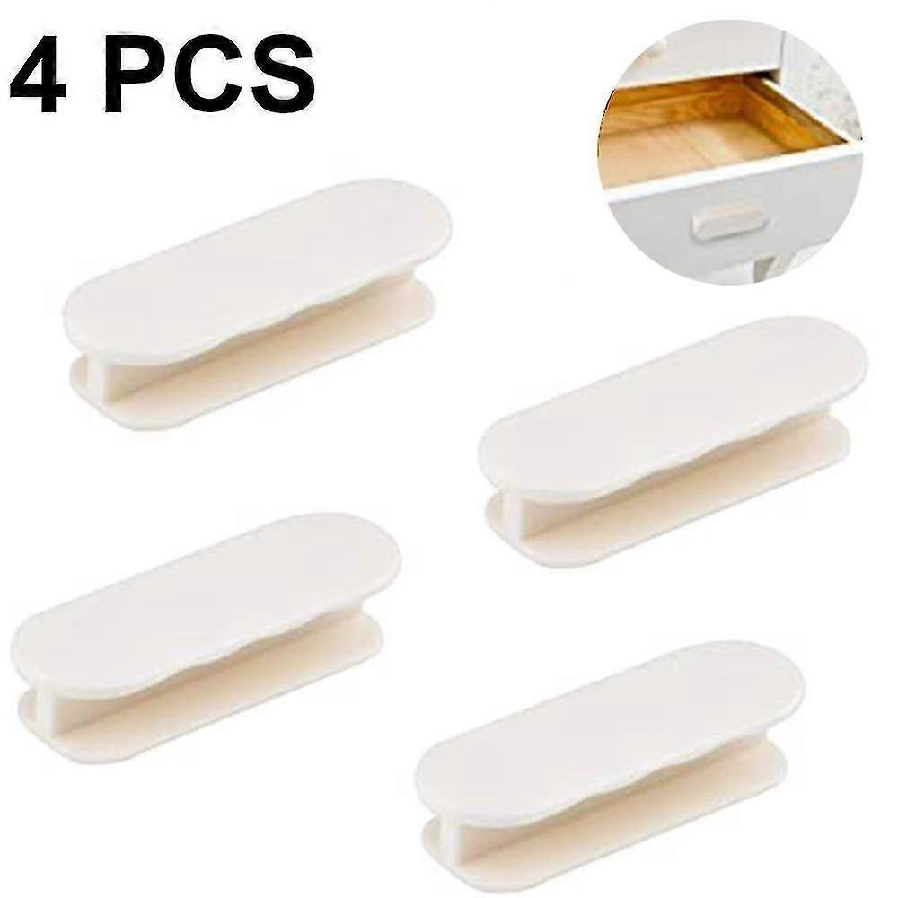 4pcs Self-adhesive Instant Cabinet Drawer- Suitable for Kitchen Cabinet Knobs Sliding Windows and Wardrobe Push Pull Helper Stick-on Handles