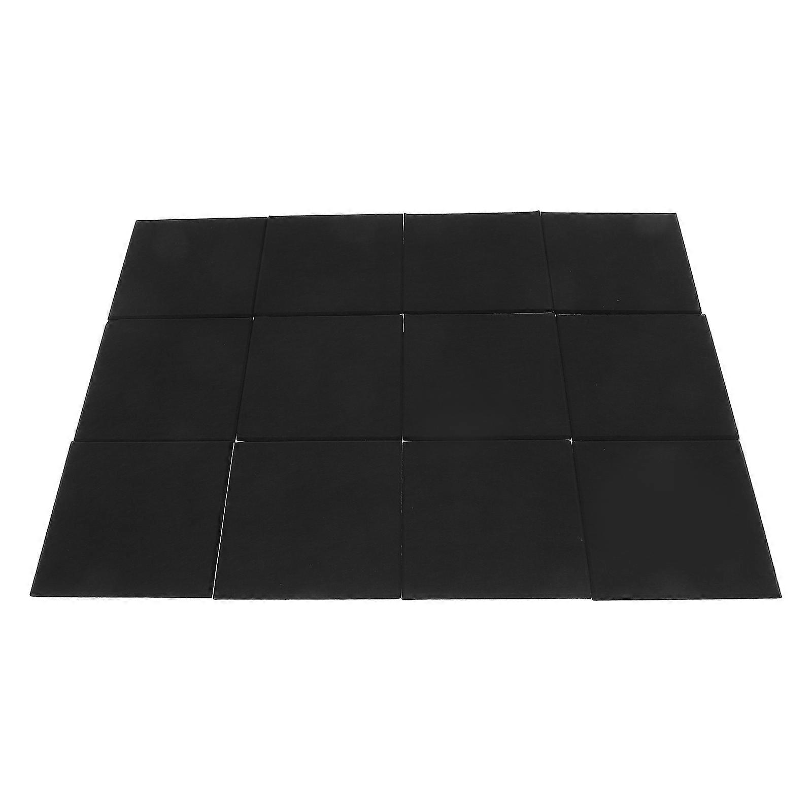 Soundproofing Panel Acoustic Panels for Audio Enthusiasts Sound Isolation 30.00X30.00X1.00CM 12Pcs