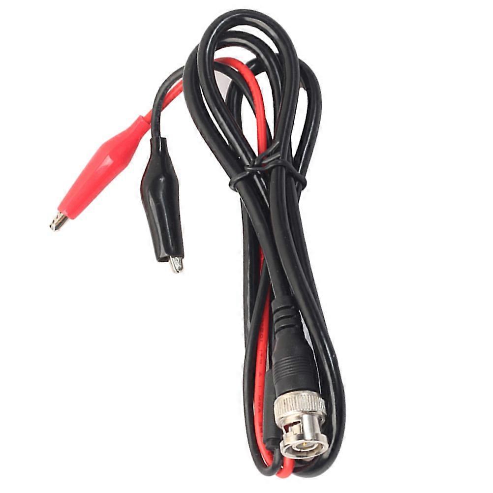 Probe Test Clip Clamp to Clips Test Lead Set 100cm Plastic 50 Ohm Cable 1Pack