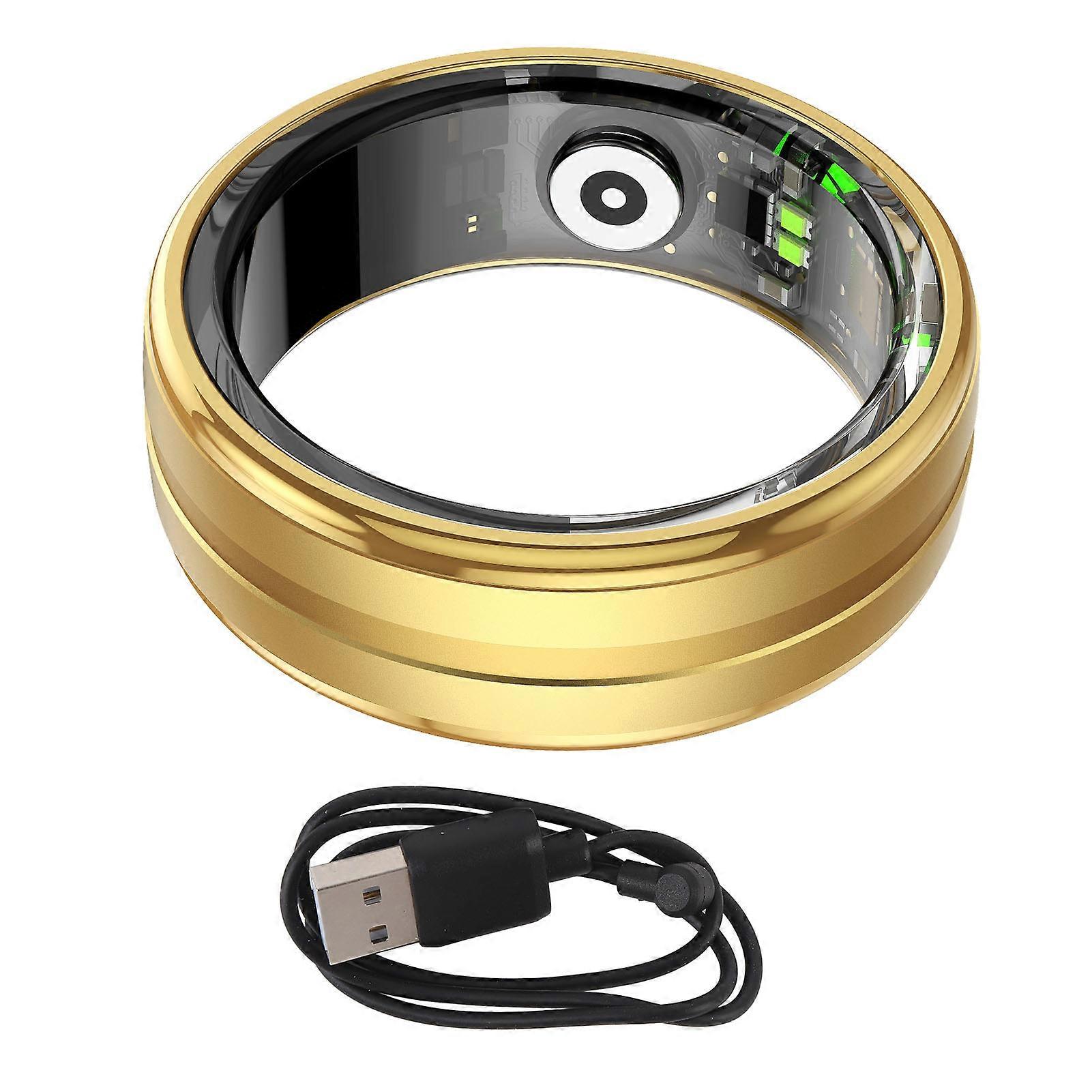Gold Type 9 Smart Health Tracker: Bluetooth 5.1, Sleep & Fitness Monitor, 5ATM Waterproof