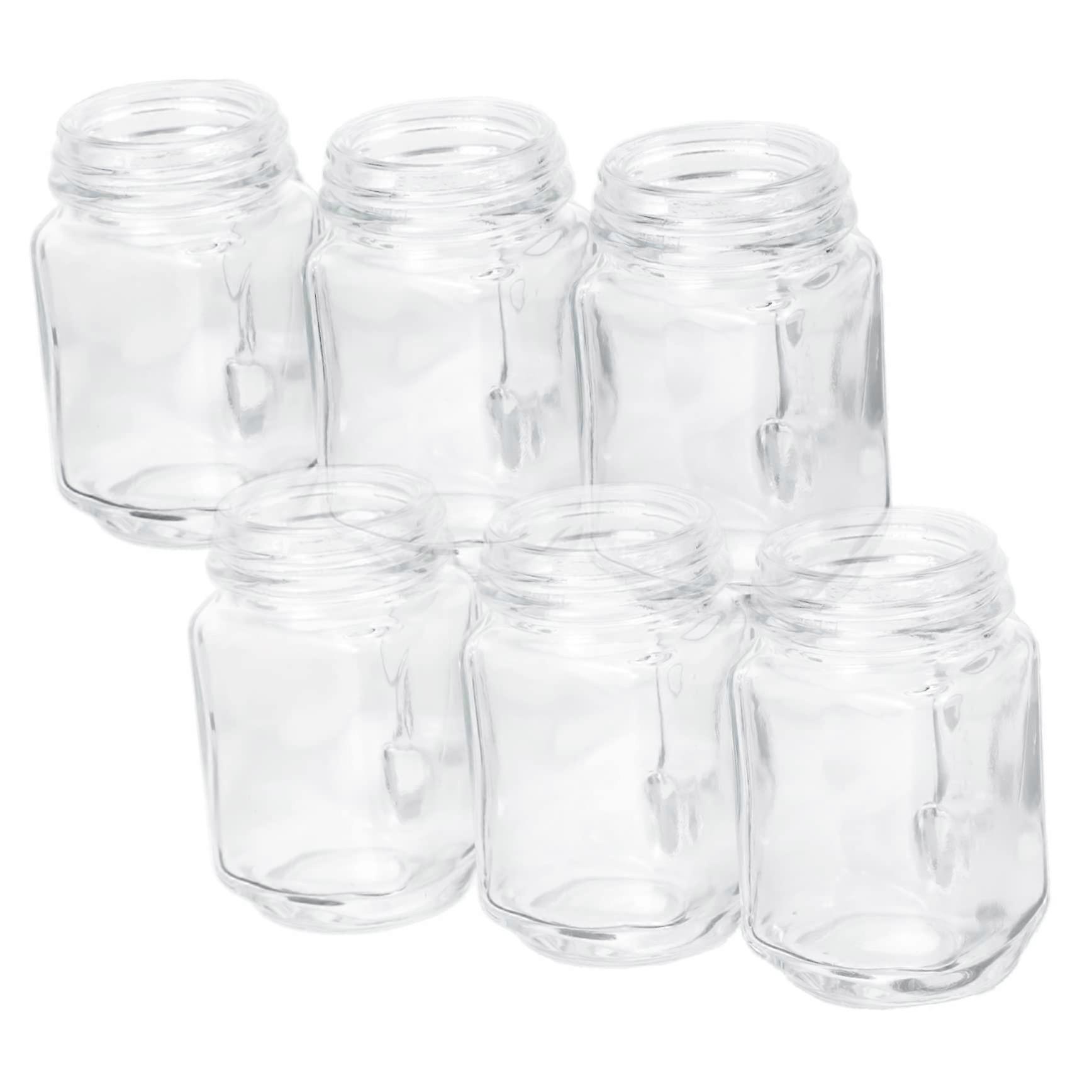 Pack of 6 Mini Mason Wine Glass Small Cups Drinking Cups
