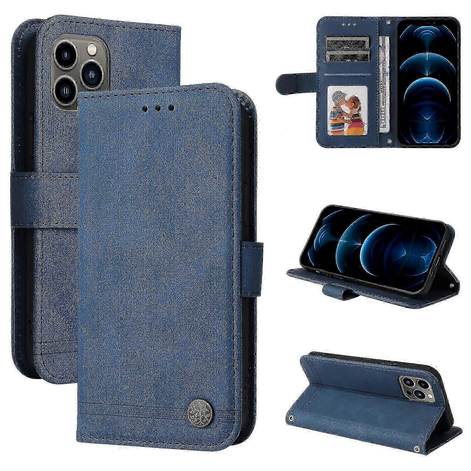 Life Tree Leather Case  Fit For  iPhone 12 Pro Max