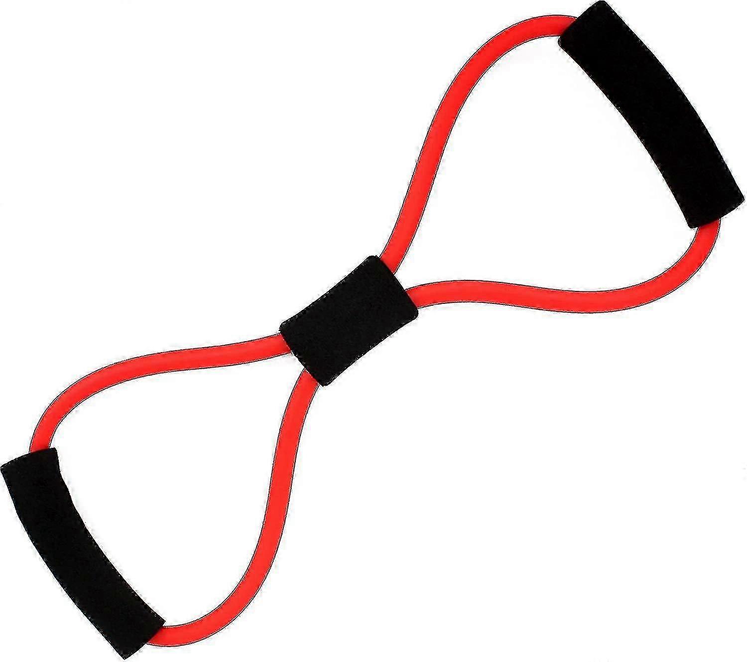 フィットネスバンドレジスタンスエクササイズバンド(赤)(1個入り)