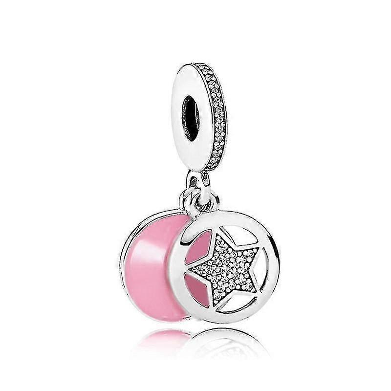Charming Enamel Heart Flower Beads