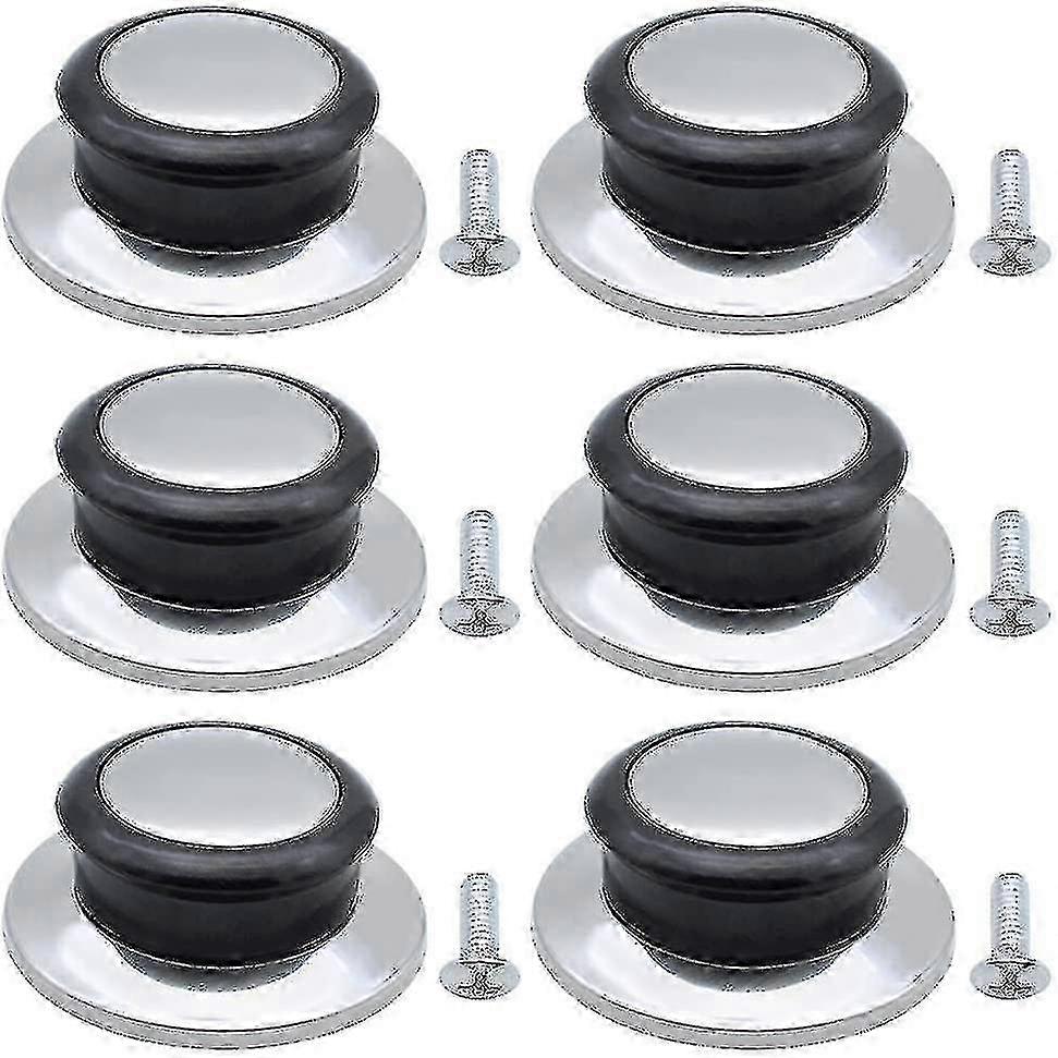 6 Pieces Heat Resistant Pot Lid Knob Replacement Universal Handle for Cookware Lids
