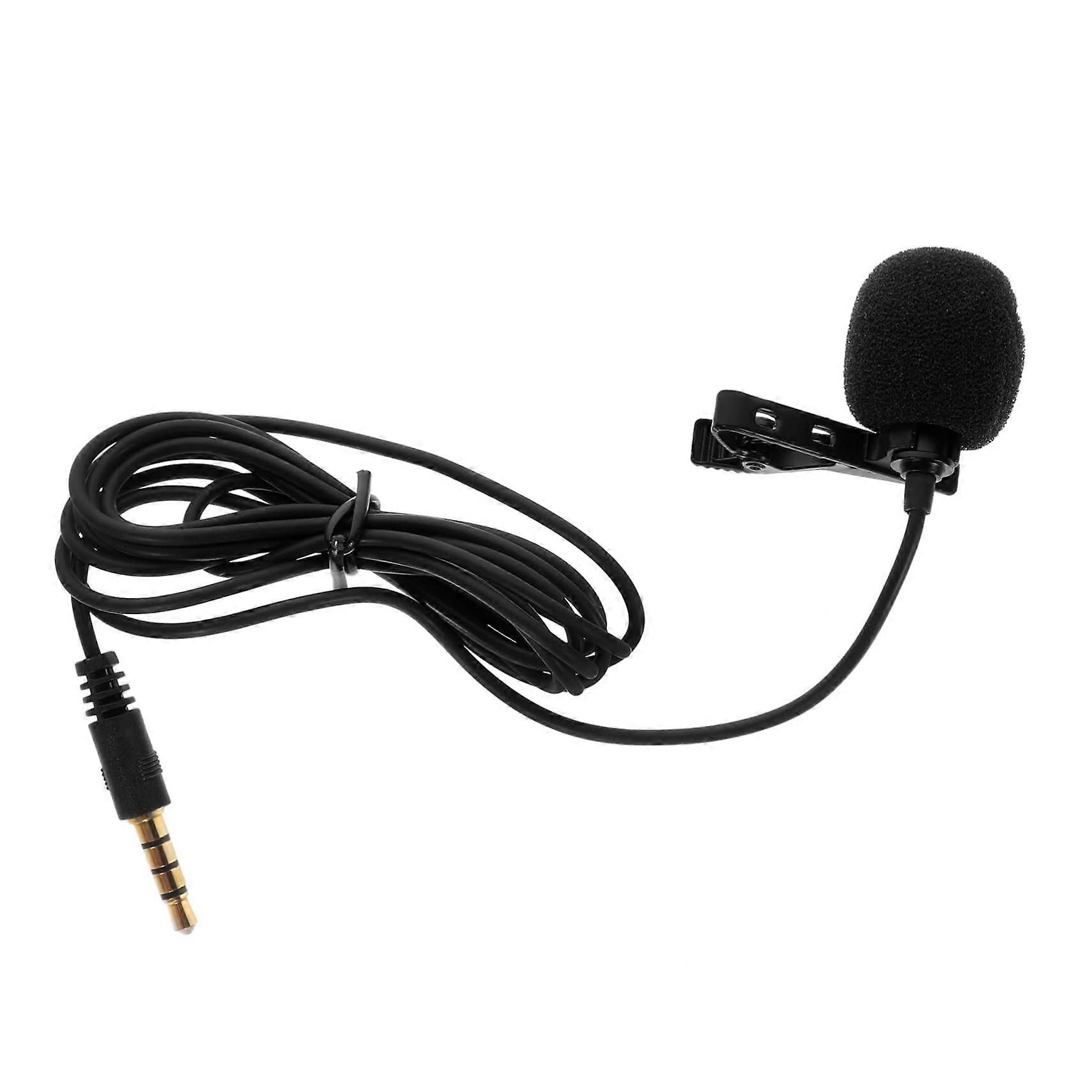 Professional Lavalier Microphone Omnidirectional for Smartphone Computer Plug and Play