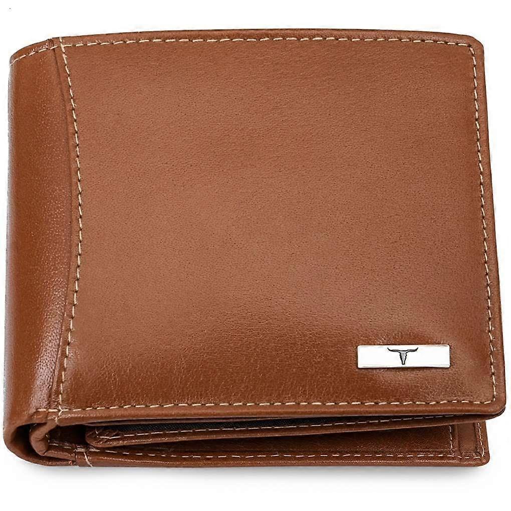 Oliver Cognac Leather Wallet for Men