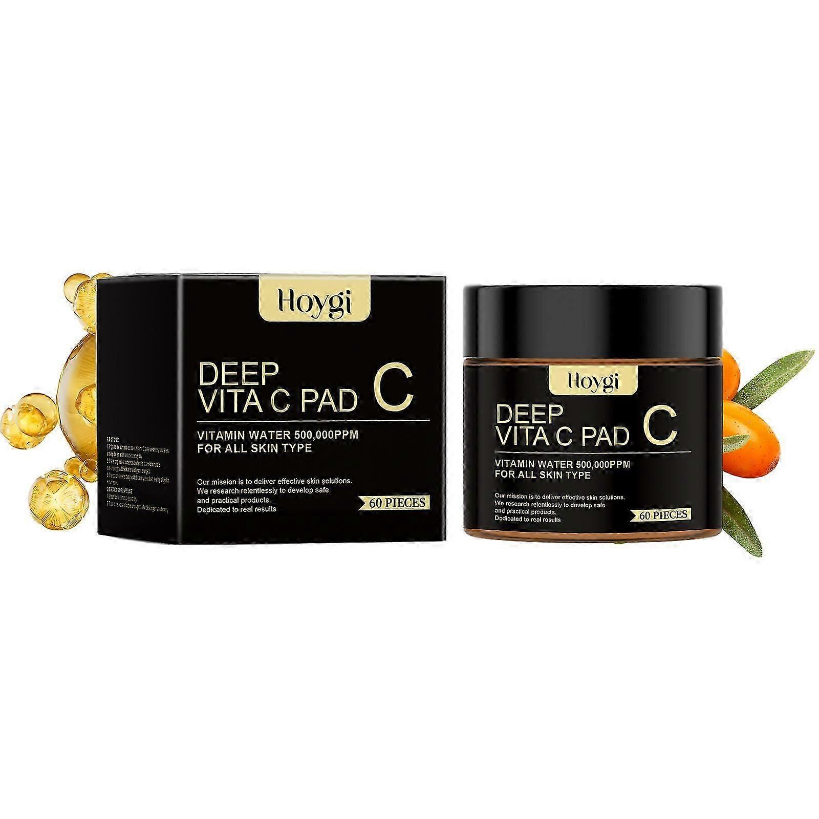 Hoygi Vitamine C Brosse en coton éclaircissant pour la peau Doux Hydratant Nettoyant Éclaircissant Joints