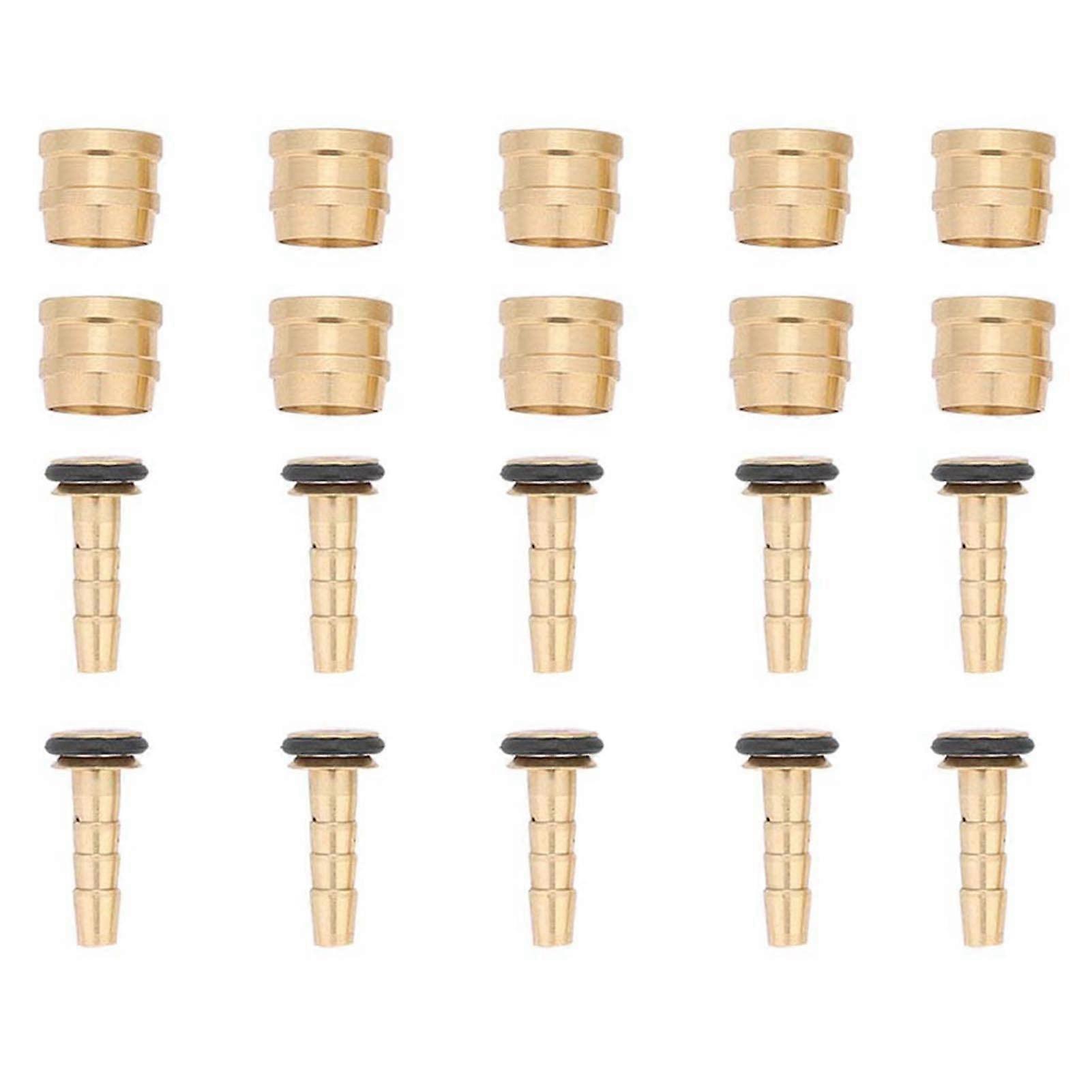 Hydraulic Disc Brake Hose with Olive Insert, 10 Sets – Replacement Part for LongLasting Bicycle Brakes