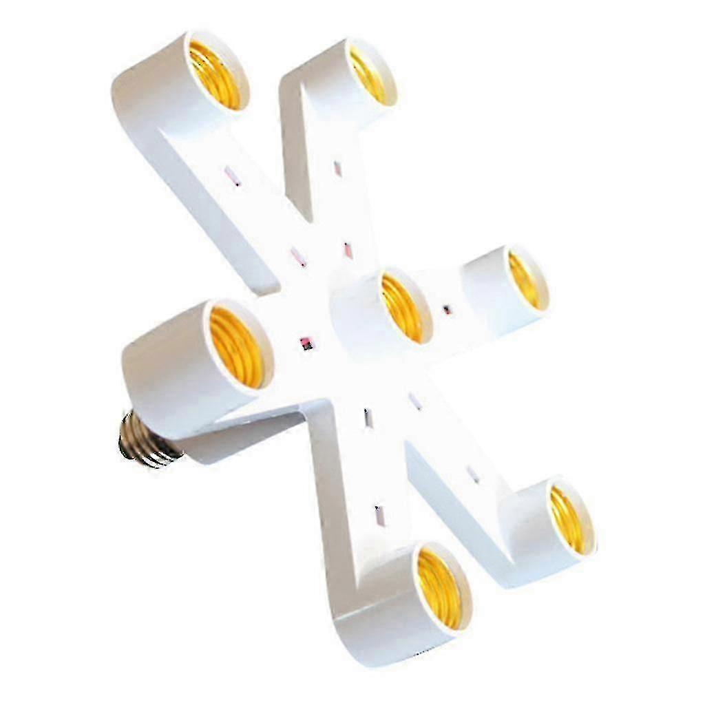  7-in-1 Light-bulb Splitter E27 Base Led Converter Adapter Socket Splitter Holder hwy