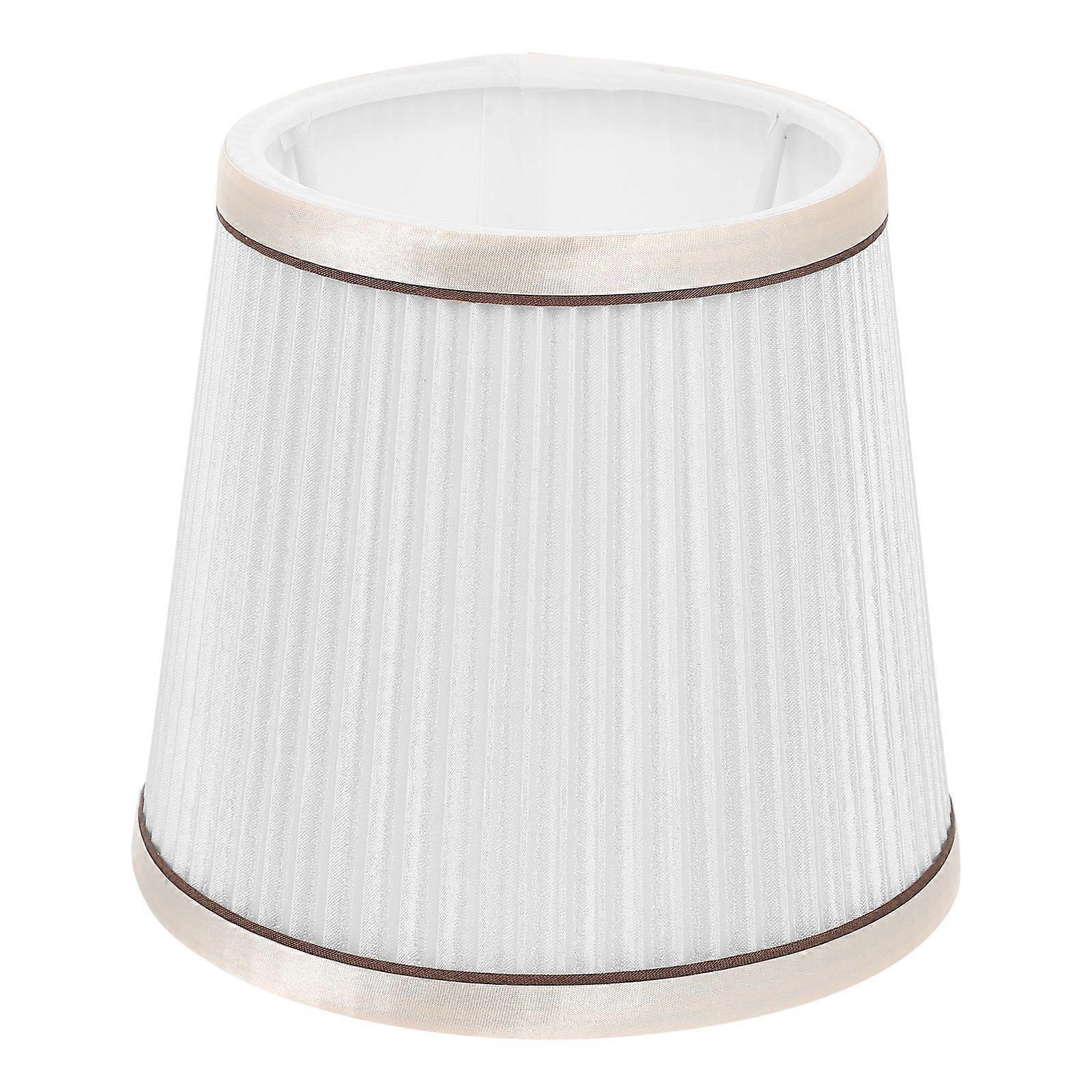 Modern White Cloth Lampshade for Decorative Home Lighting with Durable Material and Warm Atmosphere