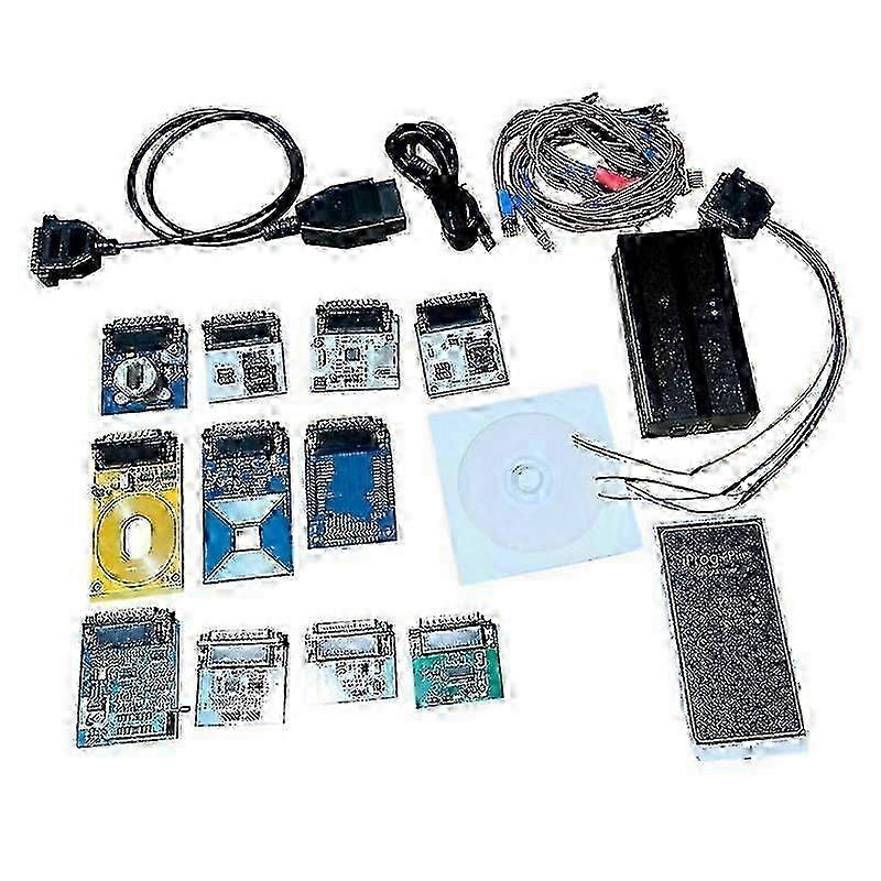 Auto Repair Tool Full Set with 12 Adapters for Car Key Programming Supports IMMO+KM up to 2020
