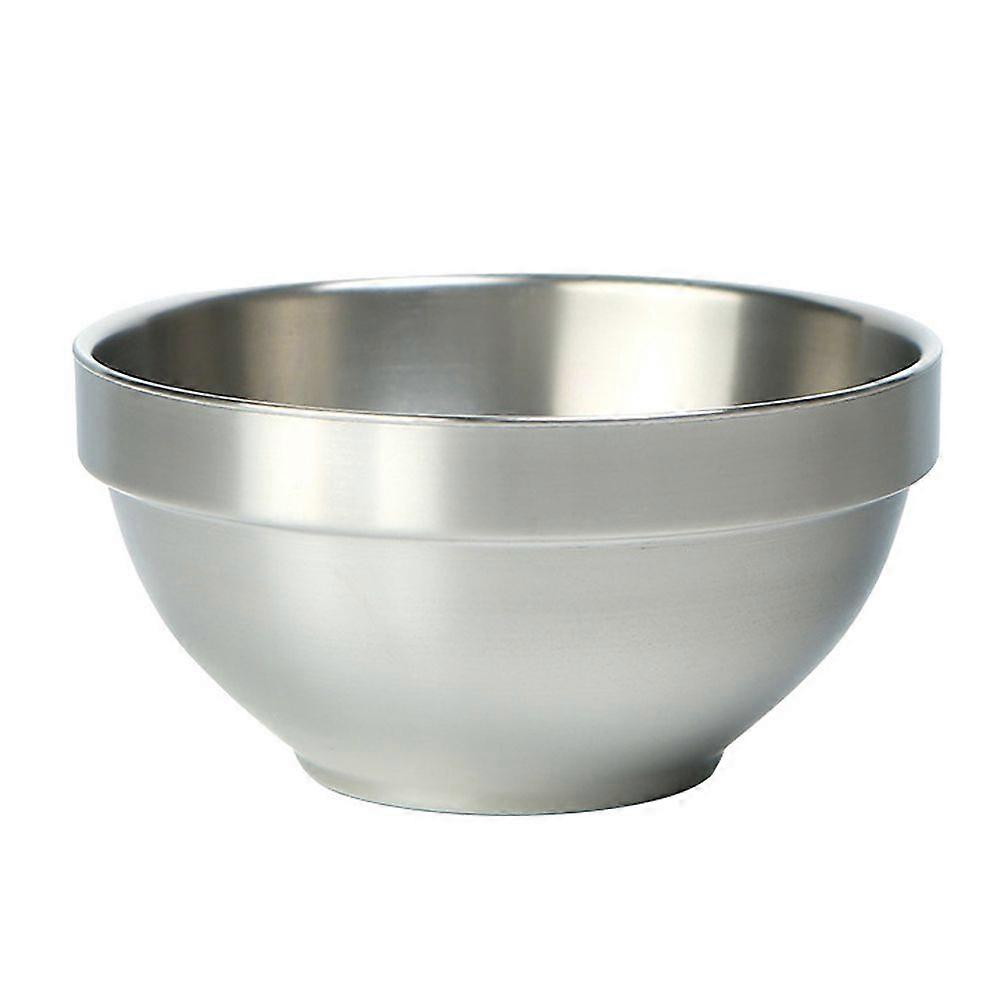 Outdoor PureTi Double Layer Bowl 450ml Large Capacity Picnic Tableware Portable Barbecue Hiking Camping Bowl Home Dinner BowlYMHC