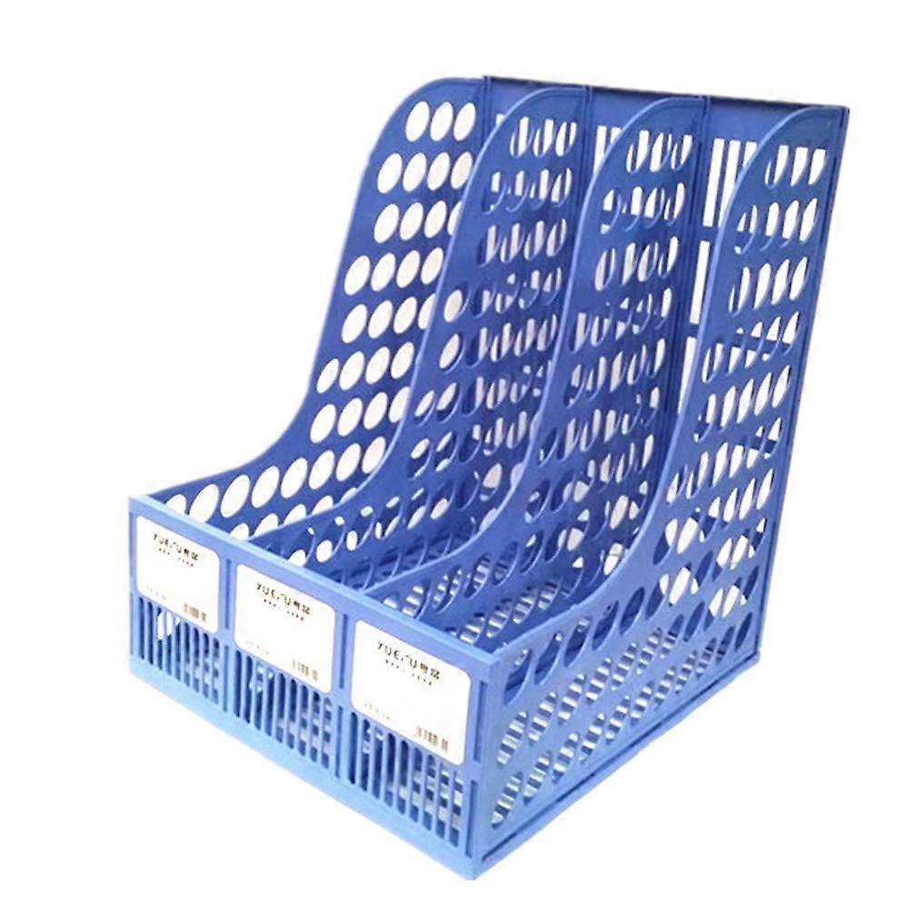 Sunfauo Magazine Rack Desk Storage Plastic Magazine File Magazine File Plastic File Magazine Holder