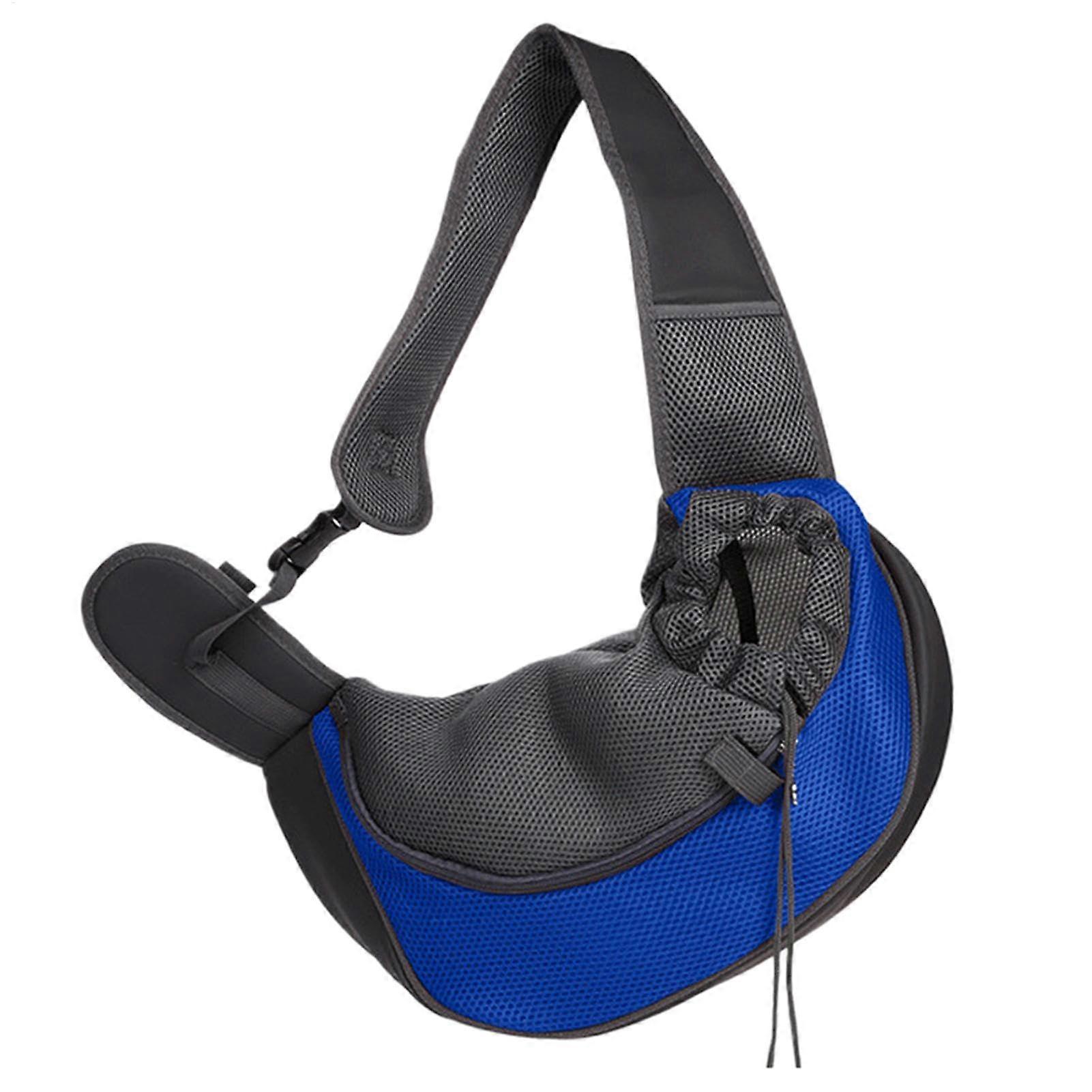 Dog Shoulder Carrier, Sling for Small Dogs, Adjustable Strap, Breathable Mesh Pet Bag Ref: 4184