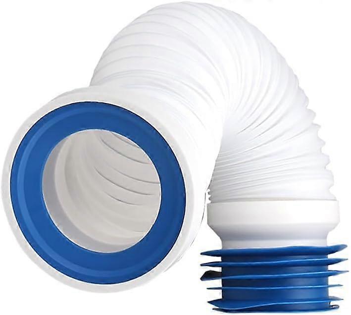 Universal Toilet Drain Pipe Connector - Durable Flexible Toilet Bowl Connector for Various Models and Complex Pipes