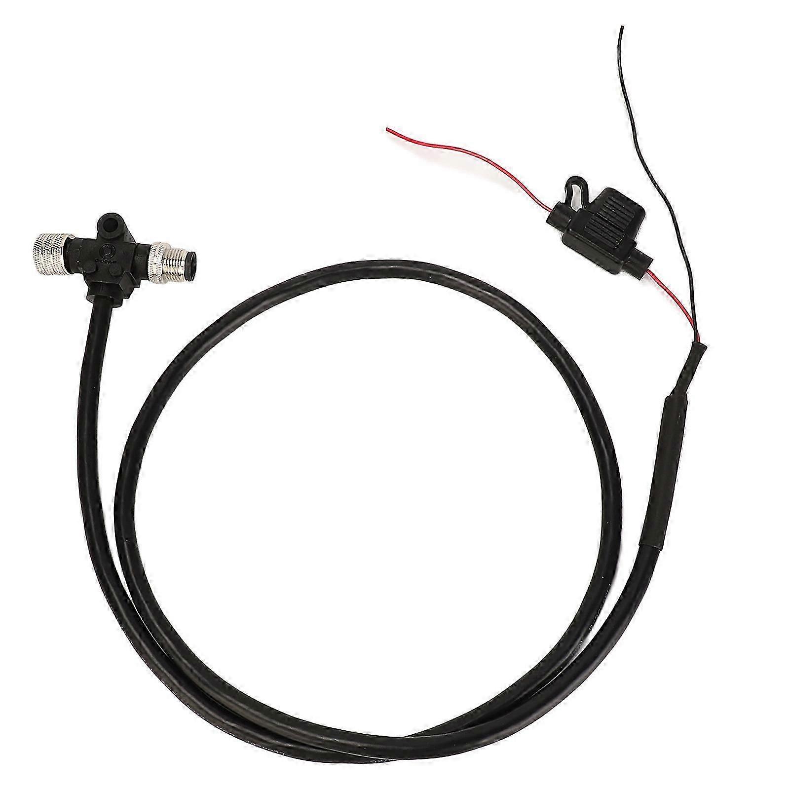 For NMEA 2000 T Terminator Backbone Cable with 3A Fuse 1m Universal for Simrad Networks