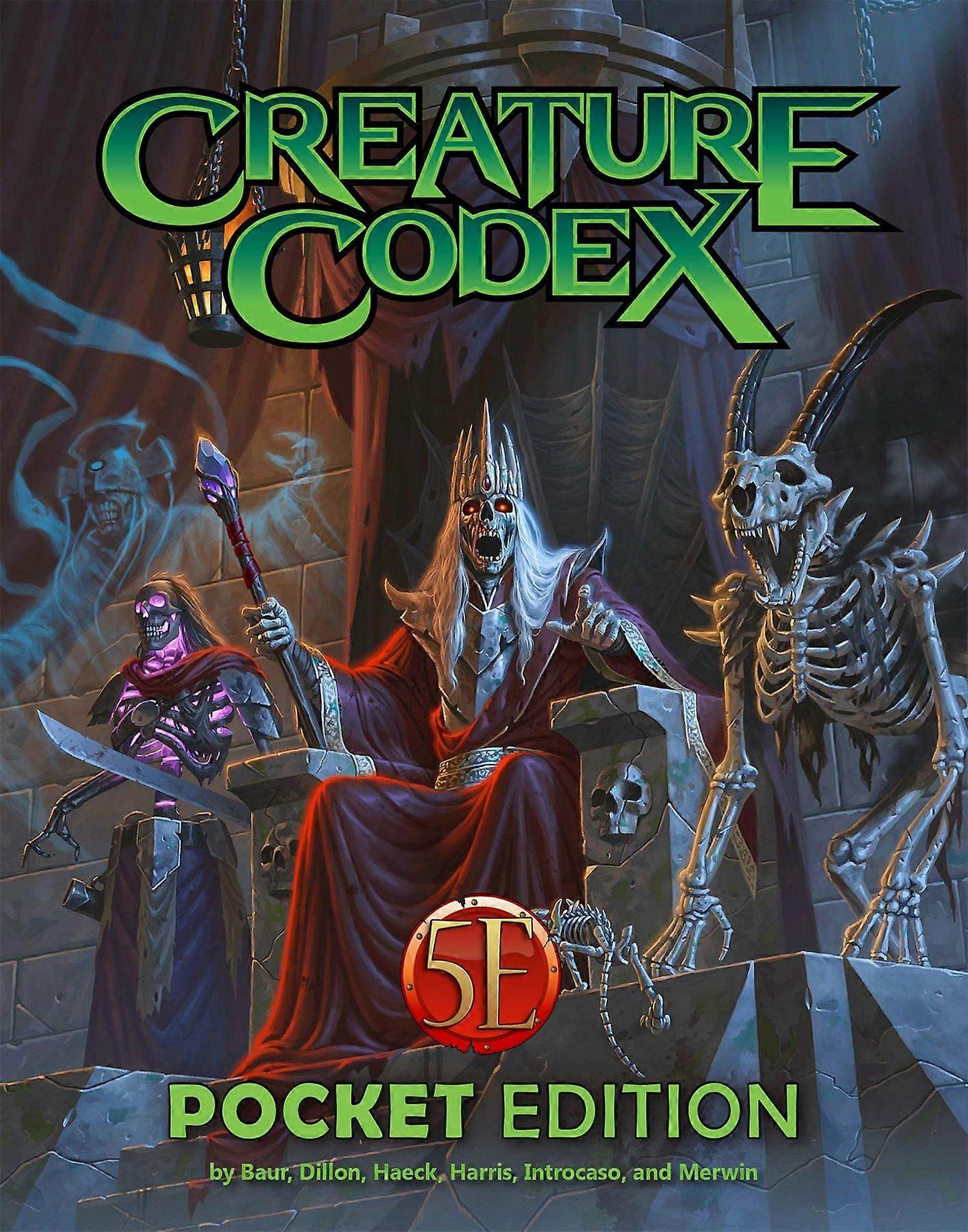 Creature Codex Pocket Edition 5th Edition