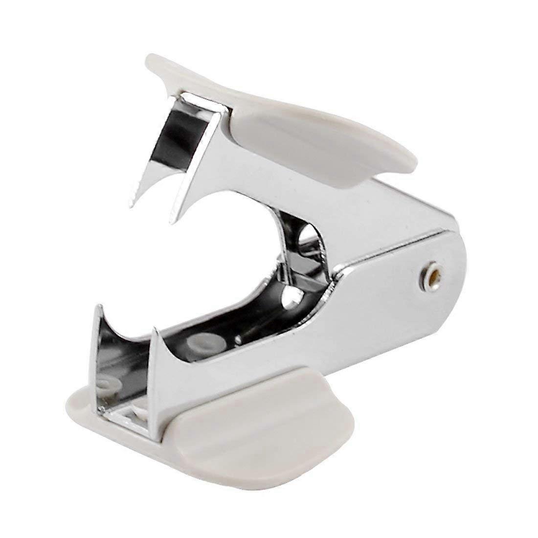 XYZOOM Staple Remover with Steel Jaws, White for 24/6 26/6 Staples (4ceb6 0a689 06460 b853a f89ef 6d19d)