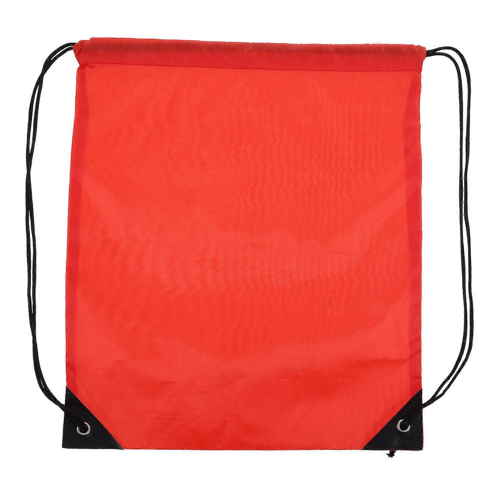 Helmet Protection Drawstring Helmet Storage Bag For Traveling Red 39.50X34.00X1.00CM Polyester Bikers 1Pcs