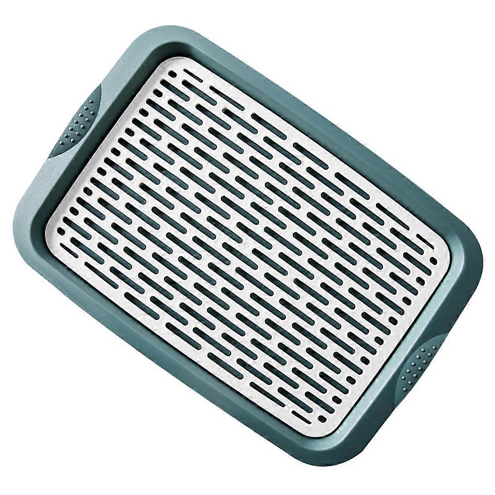 Green Fruit Serving Tray with Double Layer Design for Storage Use 1pc